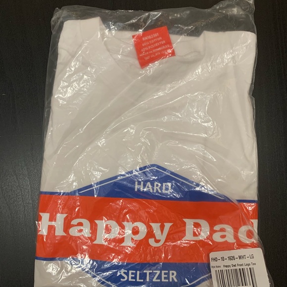 Happy Dad Tee White - Picture 3 of 3